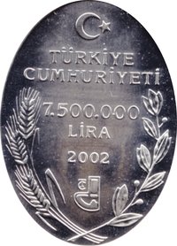 7500000 Lira obverse