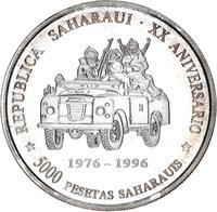 5000 Pesetas reverse