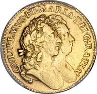 ½ Guinea obverse