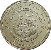 5 Dollars obverse