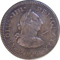 ½ Real obverse