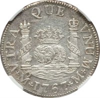 2 Reales reverse