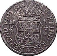 4 Reales obverse