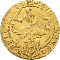 ½ Gold Rider obverse