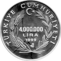 4000000 Lira obverse