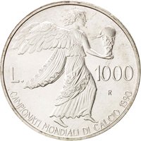 1000 Lire reverse