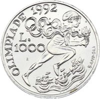1000 Lire reverse
