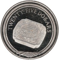 25 Dollars reverse