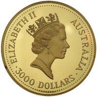 3000 Dollars obverse