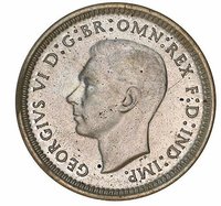 3 Pence obverse