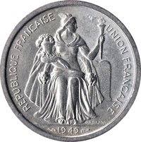 2 Francs obverse