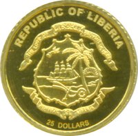 25 Dollars obverse