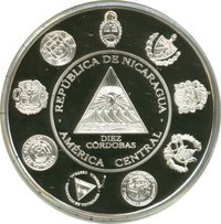 10 Córdobas obverse