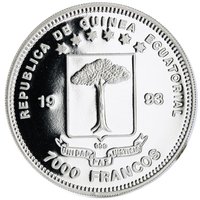 7000 Francos CFA obverse