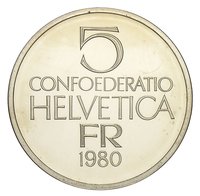 5 Francs obverse