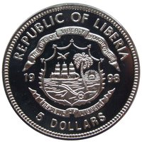 5 Dollars obverse