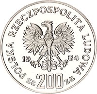 200 Zlotys obverse