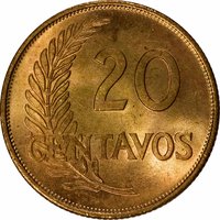 20 Centavos reverse