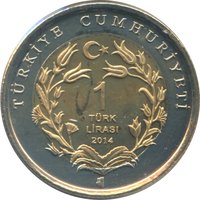 1 Lira obverse