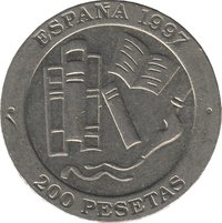 200 Pesetas reverse