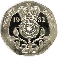 20 Pence reverse