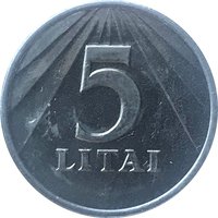 5 Litai reverse