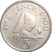 5 Pence reverse