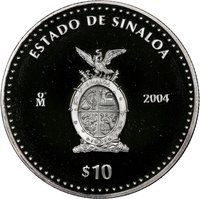 10 Pesos reverse