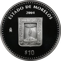 10 Pesos reverse