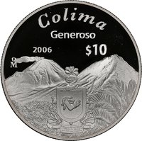 10 Pesos reverse
