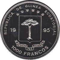 1000 Francos CFA obverse