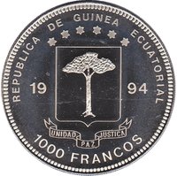 1000 Francos CFA obverse