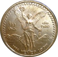 ⅒ Onza "Libertad" reverse