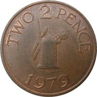 2 Pence reverse