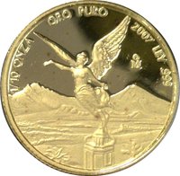⅒ Onza "Libertad" reverse