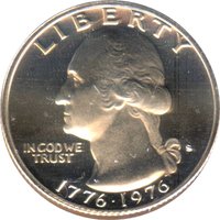 ¼ Dollar obverse