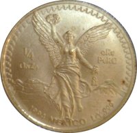 ¼ Onza "Libertad" reverse