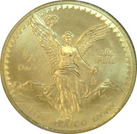 ½ Onza "Libertad" reverse
