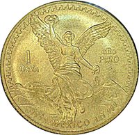 1 Onza "Libertad" reverse