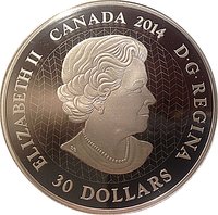 30 Dollars obverse