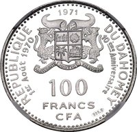 100 Francs CFA obverse