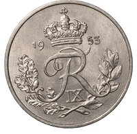 25 Øre obverse