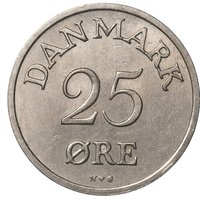 25 Øre reverse