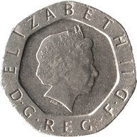 20 Pence obverse