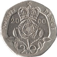 20 Pence reverse