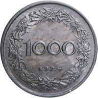 1000 Kronen reverse