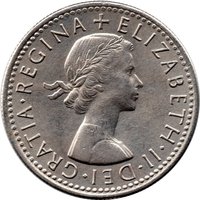 6 Pence obverse