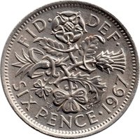 6 Pence reverse