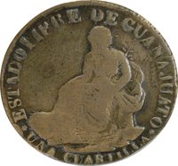 ¼ Real obverse