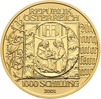 1000 Schilling obverse